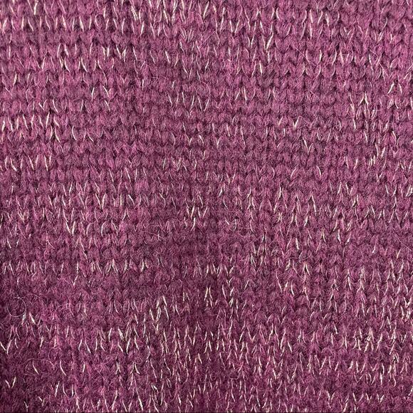 Love Shack Fancy | Purple Wool Sweater Alpaca Cardigan S - Picture 7 of 9